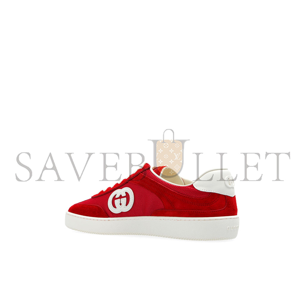 GUCCI RED SNEAKERS WITH LOGO 791742